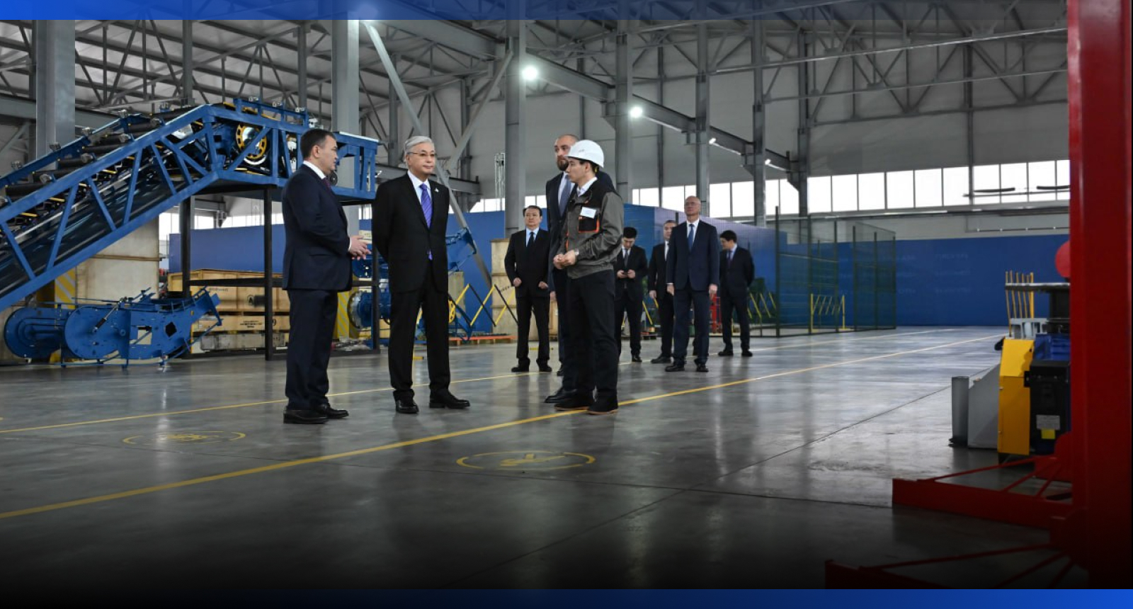 Image for Производство лифтов и кранов: Президент посетил завод Tausogar